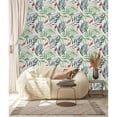 thumbnail image 2 of Leaves and Dog Rose Wallpaper Peel-and-Stick - 25"W x 125"H, 2 of 3