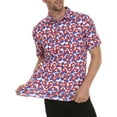 thumbnail image 5 of LRD Golf Shirts for Men UPF 50 Moisture Wicking Short Sleeve Polo Shirt Tropic Like It's Hot M, 5 of 5