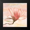 thumbnail image 2 of Nan 12x12 Black Modern Framed Museum Art Print Titled - Dreamy Magnolia I, 2 of 5
