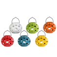 thumbnail image 2 of Ceramic Round Tea Light Lantern with Metal Handle Assortment of Six LG Gloss Finish Assorted Color (Yellow Green, Red, Orange, Amber, White and Teal), 2 of 2