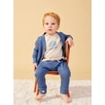 thumbnail image 4 of Little Star 100% Organic Cotton 4 Piece Baby Boy Outfit Set, 4 of 20