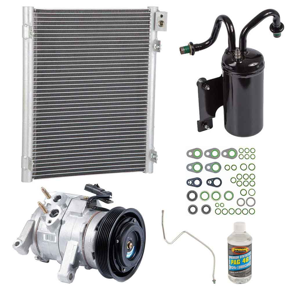 For 2004 Dodge Ram 1500 3.7L 4.7L OEM AC Compressor w/ A/C Condenser u0026  Drier - Buyautoparts - Walmart.com