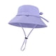thumbnail image 2 of Sombrero de pescador de ala ancha, moderno, protector solar, ideal para uso diario, viajes por la calle. Púrpura, 2 of 9