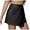 A86-Black, variant on Skirts for Women High Waisted Trendy A Line Elastic Waist Casual Office Work Spring Summer Skirt（Khaki,L)