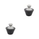 thumbnail image 4 of Matsuzay Silicón del enchufe de la bañera del amplio del gel de sílice con la manija durable del acero inoxidable para la bañera Tapón de silicona negro 2Conjunto, 4 of 6