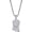 Silver Big Jesus, variant on Jesus Pendant Necklace Rope Gold Chain for Men Iced out 14K Gold Plated Simulated Diamond Chain Stainless Steel Chain 24 inch