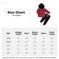thumbnail image 2 of BULLPIANO Kid Toddler Boy Clothes Flannel Button Down Plaid Hoodied Tops+Casual Pants Boys Fall Winter Outfits, 2 of 8