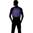 thumbnail image 4 of Large Tri-Color Backpack Os Purple/Black/White, 4 of 4