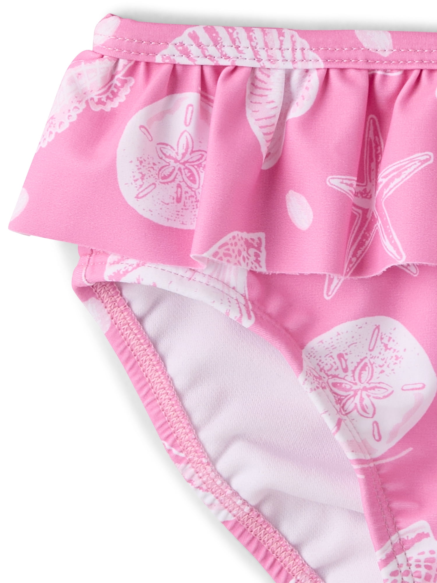 The Children's Place Baby & Toddler Girls Sleeveless Ruffle Tankini Swimsuit, Sizes 6M-5T