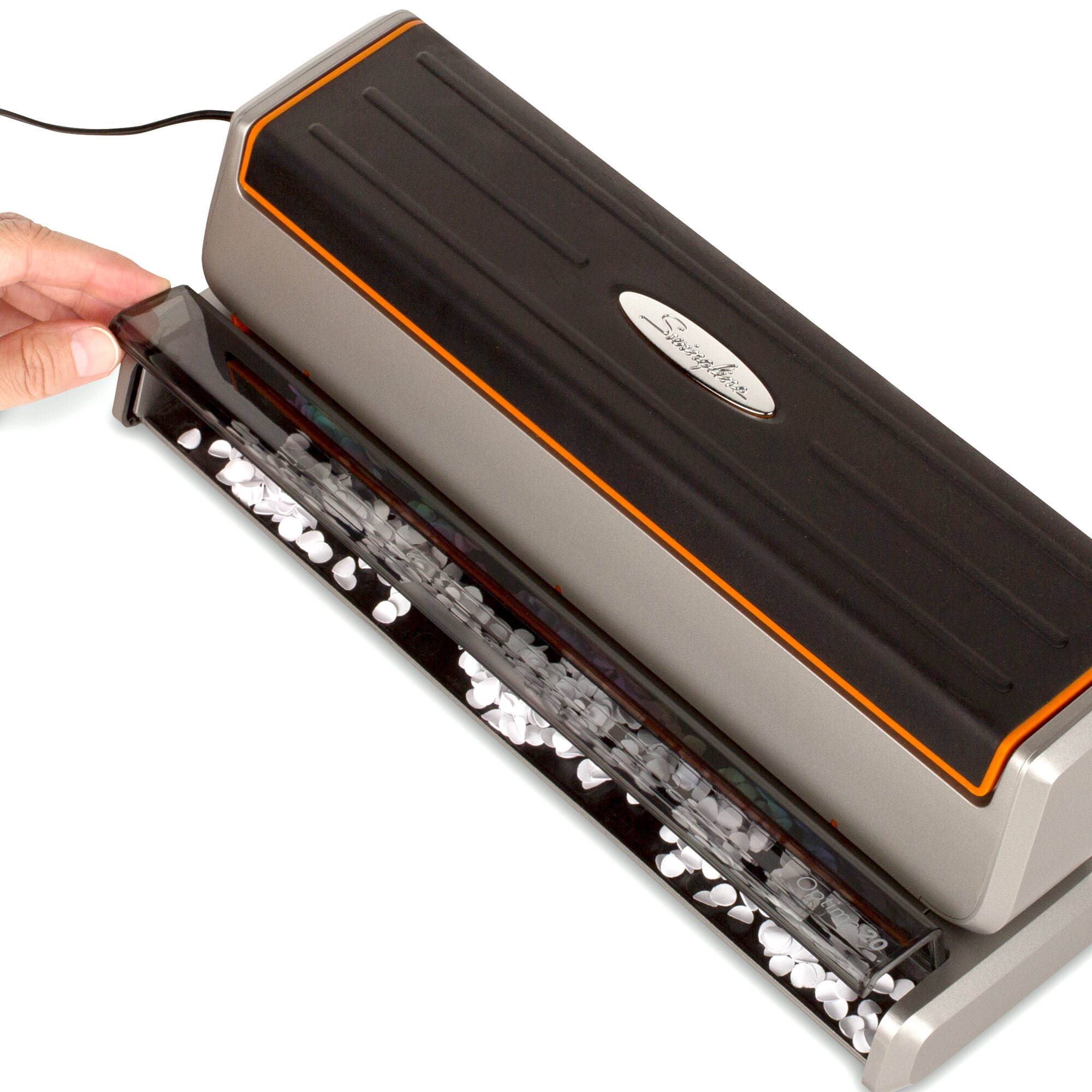 Swingline Optima 20 Electric Punch, 3 Holes, 8 12 Centers, 20