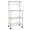 Silver, variant on Tcbosik 4-Tier Kitchen Microwave Stand with Wheels, 47.24"H Carbon Steel Storage Wire Shelving Unit, Space-Saving Baker’s Rack Organizer, Silver