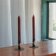 thumbnail image 3 of Portavelas cónicas candelabros negros candelabros de Metal soporte clásico Retro candelabros Decoración elegante para sala de /comedor, 3 of 9