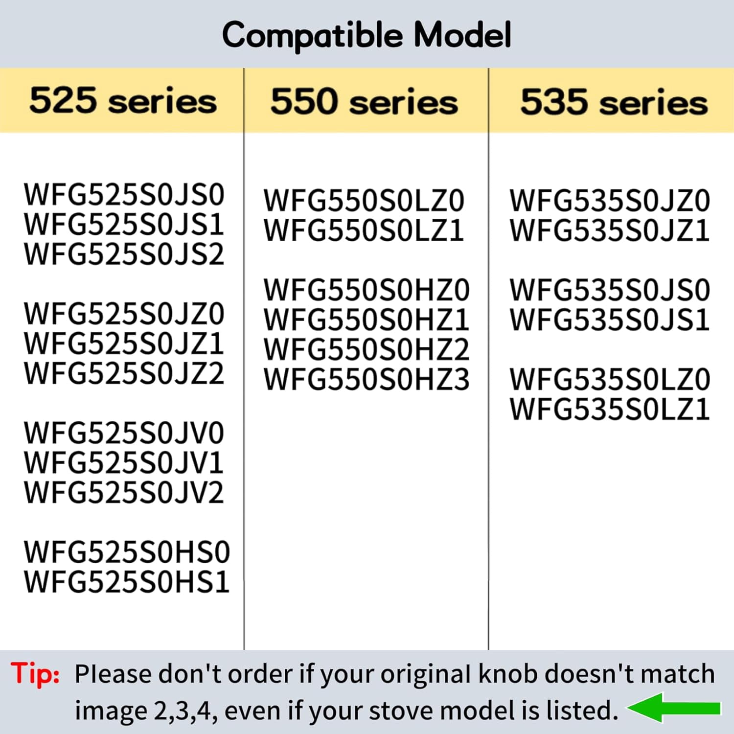 Sieri WFG525S0JS2 WFG525S0JS0 WFG525S0JS1 WFG525S0JZ1 WFG525S0HS0 WFG550S0HZ1 WFG525S0JV2 WFG550S0LZ1 for Whirlpool Gas Stove Replacement Knobs for W11023142,Check Fig 2-4 Before Ordering(5pcs)