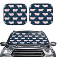 thumbnail image 2 of Sikiie Pig 1 Print Foldable Car Windshield Sun Visor, Car Window Sunshade Suitable for Sedan, SUV and Truck Car Accessories-Small, 2 of 6