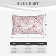 thumbnail image 4 of Lsque Cute Rabbit Pattern Pillow Case – Soft & Cozy Throw Pillow Cover, Hypoallergenic Cushion Case for Sleeping Women with Envelope Closure-20"x30", 4 of 6