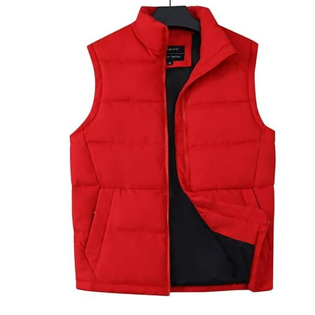 FRSASU Women s Hoodless Lightweight Softshell Vest Breathable Fishing and Hiking Sleeveless Jacket for Golf Running Travel Red