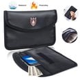 thumbnail image 7 of Fireproof Money Bag Small Document Bag Envelope Cash Storage Bag Water Resistant Bag Envelope File Pouches for Valuables, 7 of 7