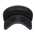 thumbnail image 2 of Sombrero de verano ligero con visera para senderismo, festivales y ciclismo. negro, 2 of 9