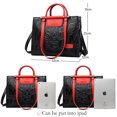 thumbnail image 4 of Bolso de mano de diseño de lujo para mujer, bolso de hombro de piel sintética de alta calidad a juego con colores, bolsos de mensajero de viaje con asa superior de gran capacidad, 4 of 5