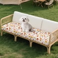 thumbnail image 4 of Xixirimido Couch Cushion Covers Sofa Covers Washable for Cushion Couch, 3Pcs Stretch Cushion Slipcover Furniture Protector with Elastic Bottom, Boho Floral White, 4 of 8