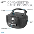 thumbnail image 4 of Boombox GPX con reproductor de CD y casetes, 4 of 5