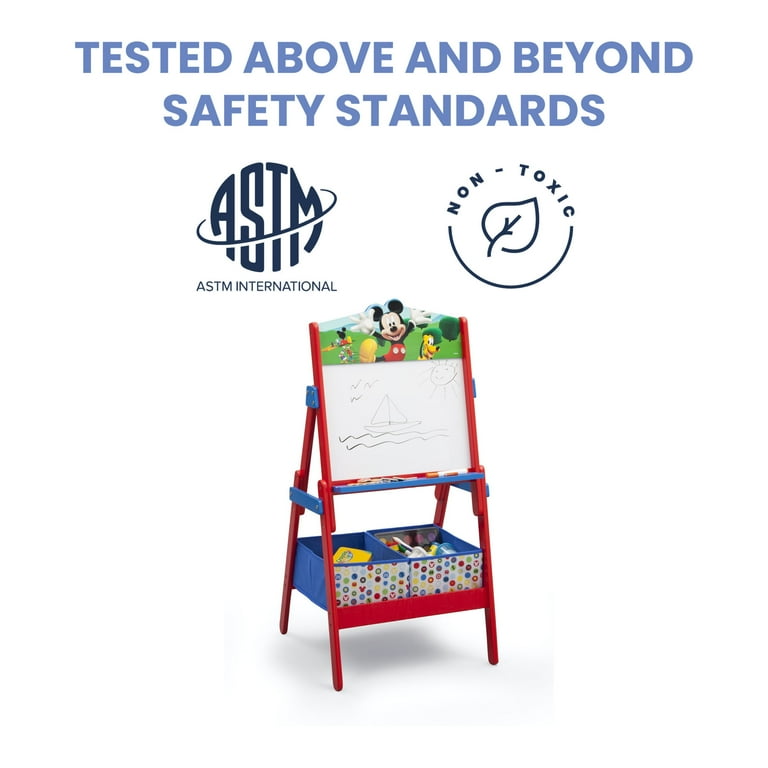 Disney Mickey Mouse Activity Easel with Storage by Delta Children