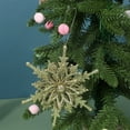 thumbnail image 6 of Cheapark 4.7 Inch Glittering Snowflake Christmas Ornaments - Small Pendant Decor For Tree And Window Holiday, 6 of 6