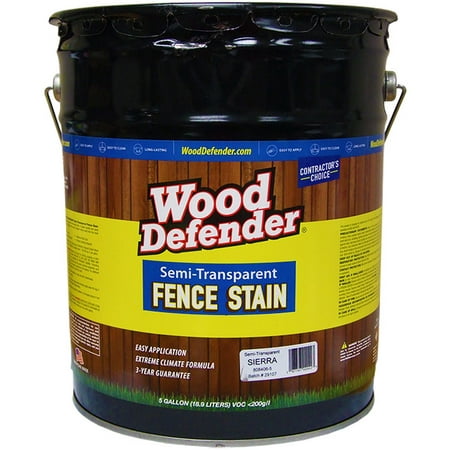 Wood Defender Semi-transparent Fence Stain SIERRA (Best Semi Transparent Fence Stain)