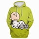 thumbnail image 3 of Sudadera con capucha con estampado de dibujos animados de Snoopy Kawaii para mujer, ropa deportiva holgada informal suave para mujer, sudadera de polar cálida para mujer 2024, 3 of 5
