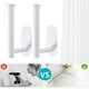 thumbnail image 4 of 1 Par La Cortina Soportador Autoadhesiva para Cortinas () Blancas, 4 of 9