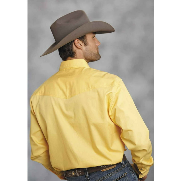 Yellow western sale shirt