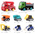 thumbnail image 4 of Construction Car Toy Set Funny Engineering Car Toy with Road Sign Play Mat, 4 of 10
