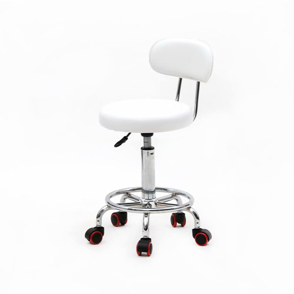 Rolling Stool Salon Chair with Smoothrolling Dualwheels Comfortable
