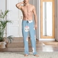 thumbnail image 2 of Balery Cartoon Sushi Pantalones de pijama para hombre, pijama ultraligero, pantalón de descanso-X-Large, 2 of 6