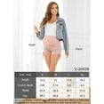 thumbnail image 2 of PARNIXS Summer hot pants,pregnant women's shorts, sports pants, waist support,breathable modal,XL, 2 of 5