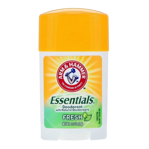 Arm and Hammer Essentials Deodorant, Fresh, 1 Oz, 6 Pack