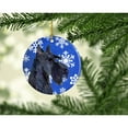 thumbnail image 2 of Carolines Treasures SS4667-CO1 Scottish Terrier Winter Snowflakes Holiday Ceramic Ornament 3 in multicolor, 2 of 2