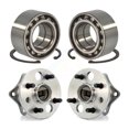 thumbnail image 1 of Kugel Front Rear Wheel Bearing and Hub Assembly Kit for Car Toyota Corolla Prizm Chevrolet Geo Non-ABS - Left Right Side (Driver Passenger) K70-101527, 1 of 8
