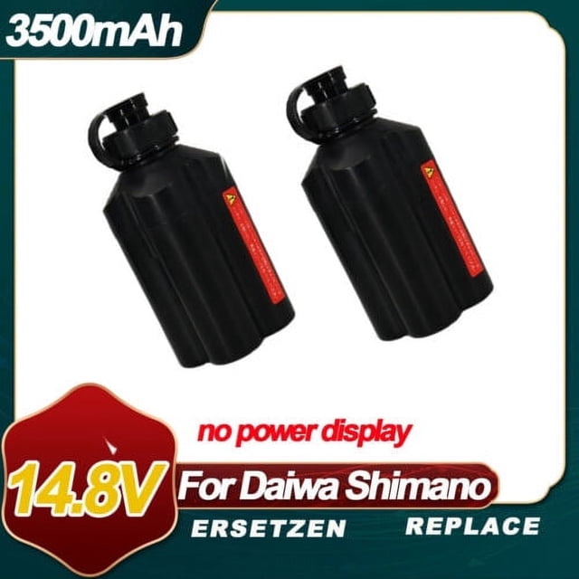Batería de 3500MAH 2 Pzas para Daiwa Shimano PLAYS3000 Tanacom1000, MD3000 BM2900 Carrete Eléctrico de Pesca Seaborg