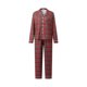 thumbnail image 3 of Pijamas navideños familiares a juego, camisetas a cuadros y pantalones con cintura elástica, pelele para bebé., 3 of 10
