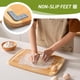 thumbnail image 2 of Juego de tablas de cortar de bambú Socisen con 5 pies antideslizantes, 2 of 8