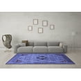 thumbnail image 3 of Ahgly Company Indoor Rectangle Oriental Blue Industrial Area Rugs, 2' x 3', 3 of 4
