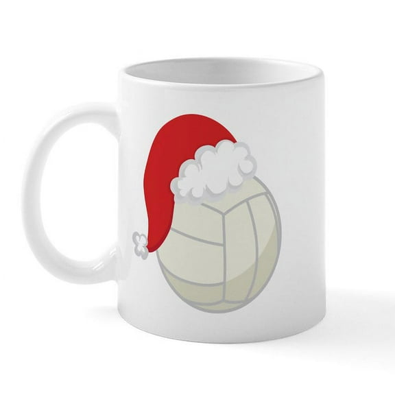 CafePress - Volleyball Santa Gift Mug - 11 oz Ceramic Mug - Novelty Coffee Tea Cup