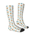 thumbnail image 3 of Fotbe Sea Turtle print Women's Men's Novelty Crew Socks Cotton Socks Knee High Socks for Walking,Running,Nurses,Pregnancy, 3 of 9