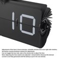 thumbnail image 3 of Vintage Flip Clock, Modern Retro Desk Mechanical Flip Down Clock, 12H Large Number Display, Battery Powered Classic Digital Flip Clock for Bedroom Home, 3 of 8