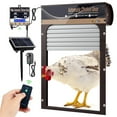 thumbnail image 1 of Chicken coop door,Door With Powered Battery Operated And Ip65 Waterproof Battery Operated Lcd With And Ip65 Waterproof Cold Steel With Solar Powered And 4 Modes Remote And 4 Cold Steel Chicken, 1 of 6