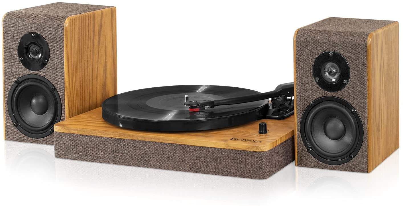 victrola modern bluetooth stereo turntable