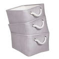 Clearance Deals Canvas Fabric Foldable Basket Laundry Storage Baskets