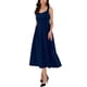 thumbnail image 2 of VESTIDOS DE MUJER INSPIRE CHIC Cuello Corazón Sin Mangas Cóctel A-Line Plisado Maxi Vestido XL Azul Oscuro, 2 of 5