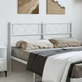 thumbnail image 1 of vidaXL Metal Headboard White 135 cm, 1 of 5